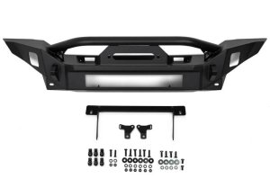 Jeep Wrangler JL Front Bumper - DV8 Offroad - FS-7 Mid-Width Winch - `18-`23 Jeep Wrangler JL Front Bumper - DV8 Offroad - FS-7 Mid-Width Winch - `18-`23